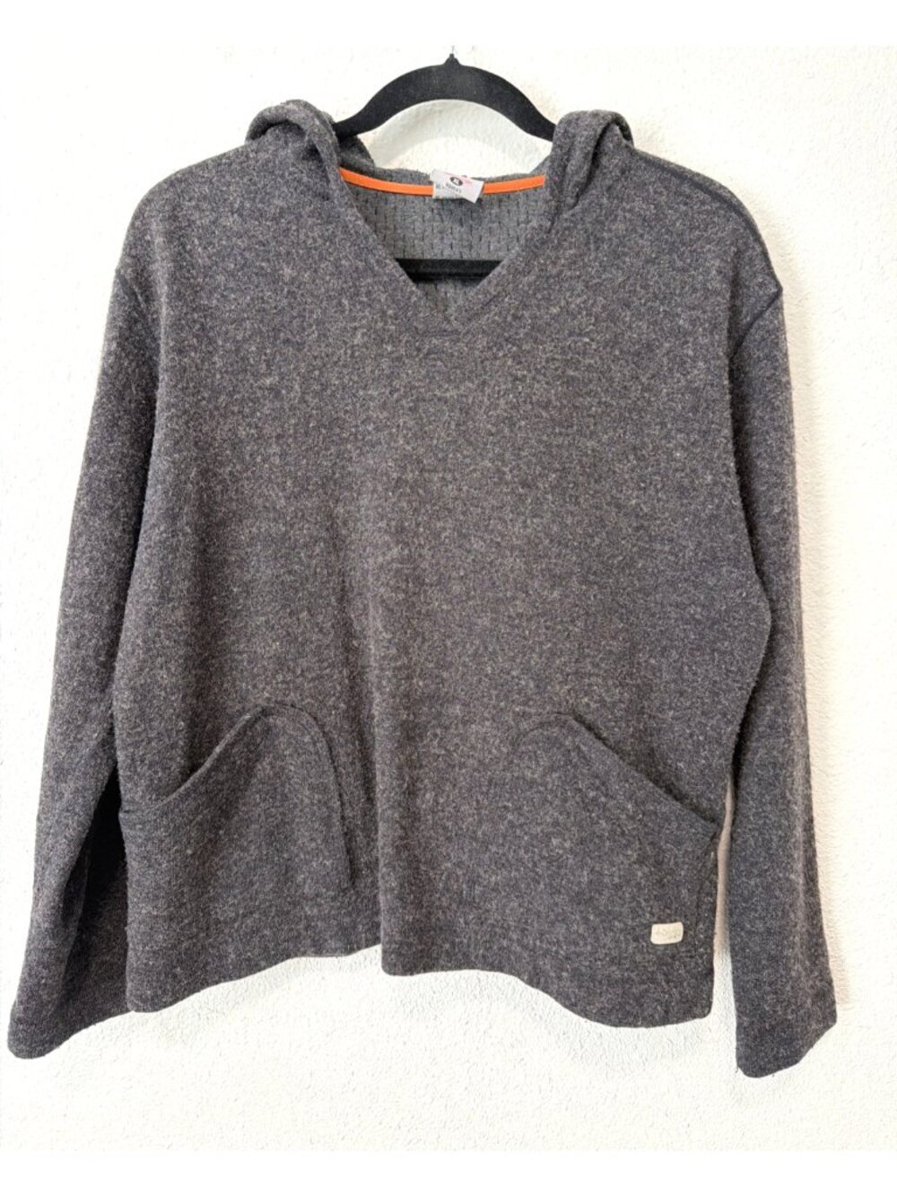 Columbia GRT Womens XL Gray Wool Blend Hoodie Pullover Gorpcore Outdoor - Picture 1 of 9
